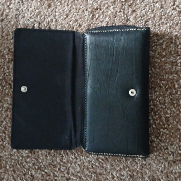 Montana west  black leather trifold wallet - Picture 5 of 16